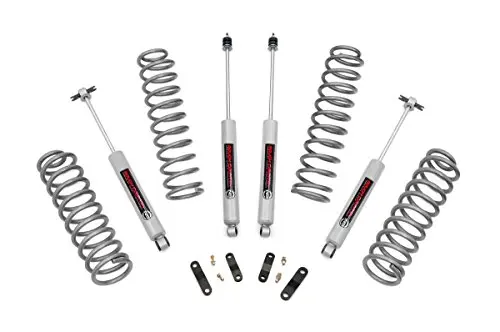 Rough Country 2.5 inch lift kit for two-door Jeep Wrangler JK model