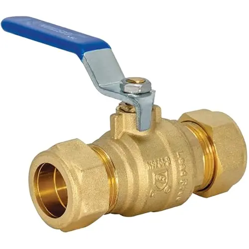 Eastman 3/4 inch compression ball valve for copper tubing
