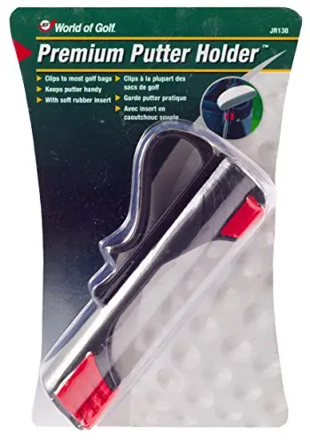 JEF World of Golf black plastic premium putter holder