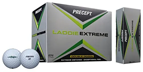 Precept Laddie Extreme White Golf Balls 24 pack