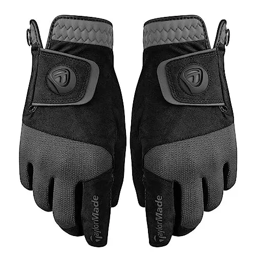 TaylorMade RAIN CONTROL GOLF Glove in Black/Gray