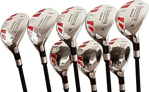 iDrive Hybrids senior men's golf set with arthritic grips