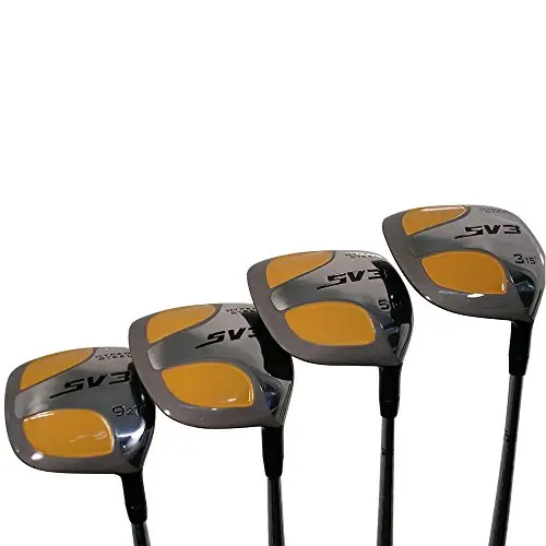 Set of four SV3 Yellow Square woods 3, 5, 7, 9 lined up