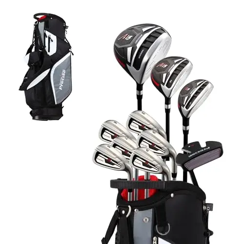 Precise M5 men's senior complete golf set with stand bag
