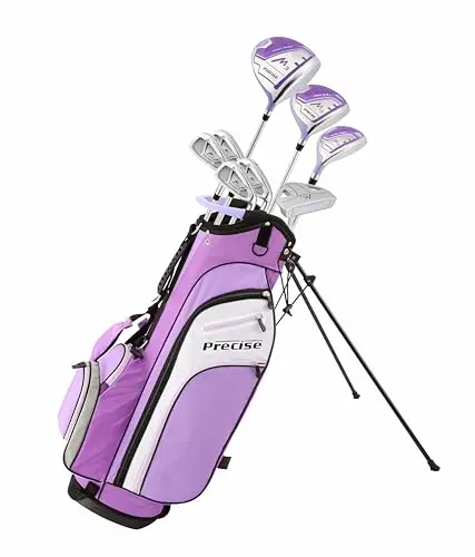 Precise M3 petite purple golf set for women with cavity back irons