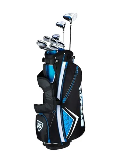 Callaway Men's Strata left-handed golf set in blue