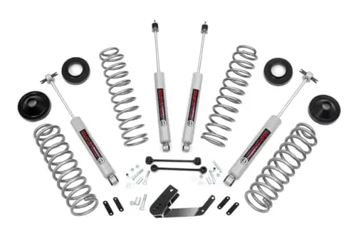 Rough Country 3.25 inch suspension lift kit for four-door Jeep Wrangler JK