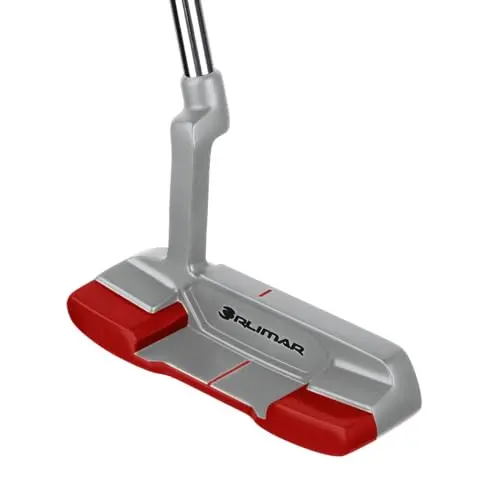 Orlimar F1 women's blade putter in silver and red