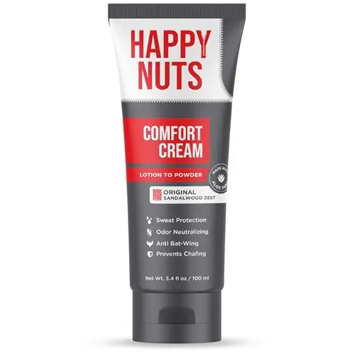 HAPPY NUTS Comfort Cream deodorant for men in a tube