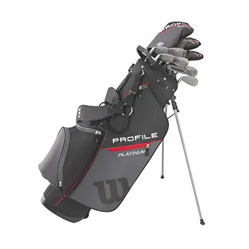 WILSON Golf Profile Platinum Package Set with driver, woods, hybrids, irons, and putter