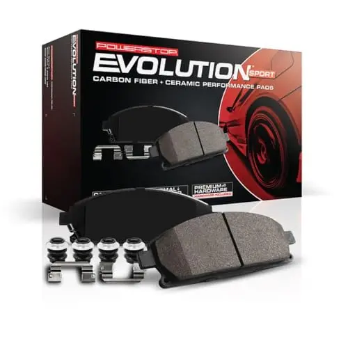 Power Stop Z23-2074 Front Carbon Fiber Ceramic Brake Pads