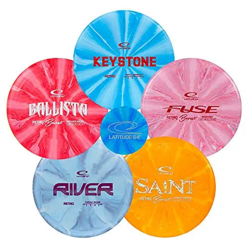 Latitude 64 Retro Burst 5-disc set with Keystone, Fuse, River, Saint, and Ballista