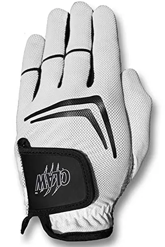 CaddyDaddy Claw men's golf glove highlighting silicone palm