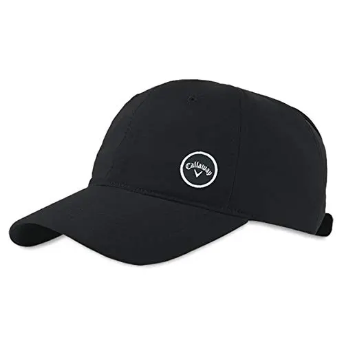 Callaway Women's High Tail golf hat with large ponytail opening in black