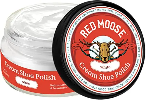 RED MOOSE Premium Boot and Shoe Cream Polish jar