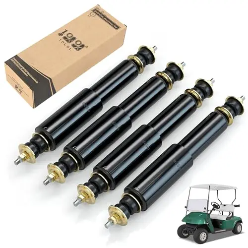 10L0L 4-Pack Black Shock Absorbers for EZGO TXT Golf Cart
