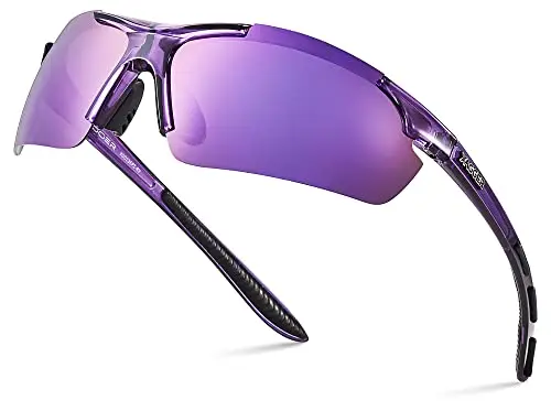 Xagger Polarized Sports Sunglasses in wrap-around style