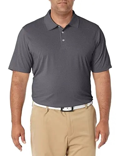 Amazon Essentials Men's Regular Fit Golf Polo Shirt in Grey Heather