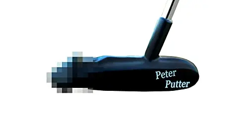 Peter Putter Professional with aluminum head and chrome stepless shaft.