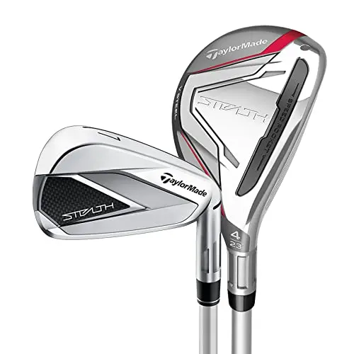 TaylorMade Stealth Combo Set ladies irons in red
