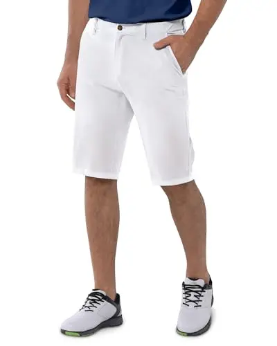 33,000ft Men's Golf Shorts with 5 pockets, including a hidden zipper tee pocket.