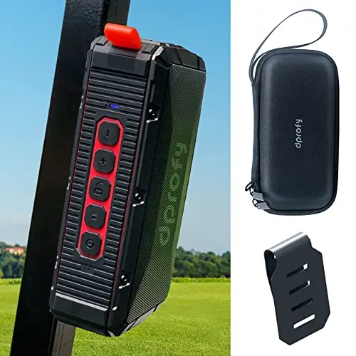 Dprofy Pro magnetic Bluetooth golf speaker with protective case