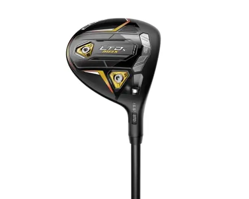 Cobra LTDX Max matte black and gold fairway wood