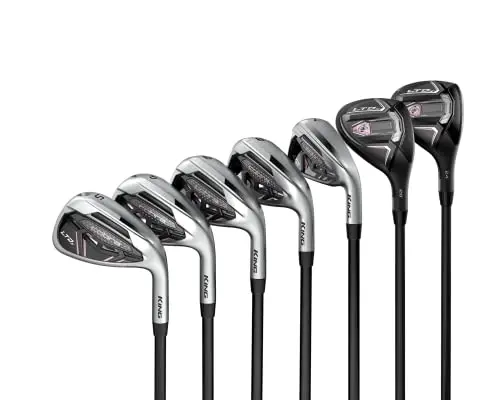 Cobra LTDx Combo women's iron set in black and elderberry
