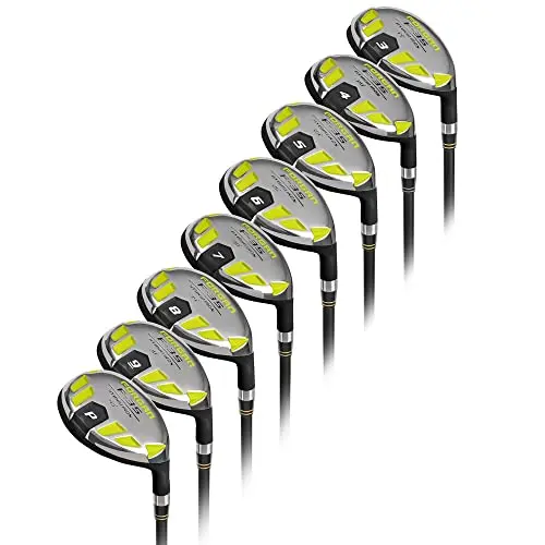Forgan F35 full hybrid iron set with matching headcovers.