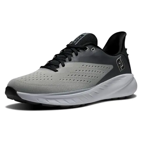 FootJoy Flex XP golf shoe in grey, featuring a performance mesh upper.