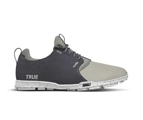 Grey TRUE Linkswear Original 1.2 spikeless golf shoes