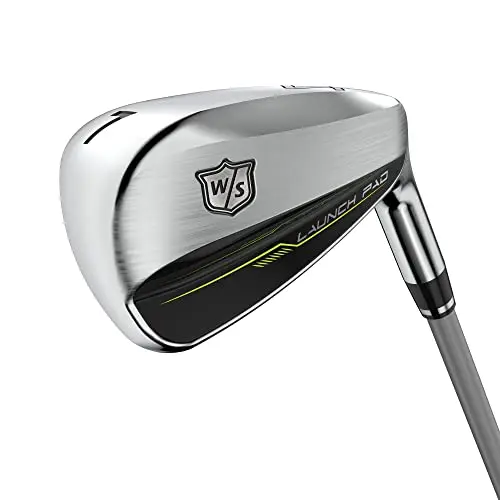 Wilson Staff Launch Pad 2 women's graphite golf irons in silver