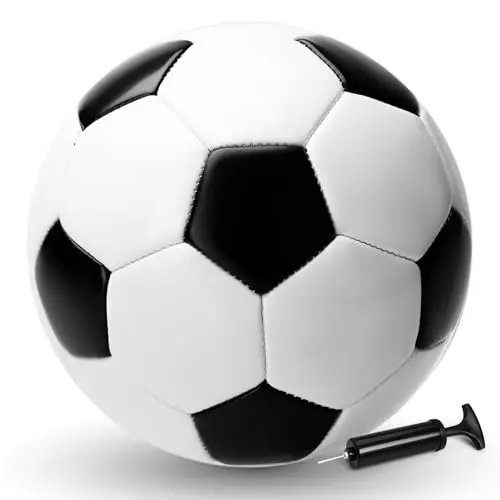 Innotoys soccer ball for toddlers, size 3, with pump included