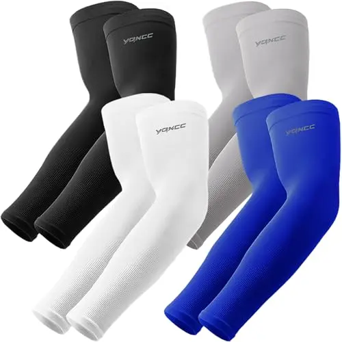 YQXCC 4 pairs of cooling UV protection arm sleeves