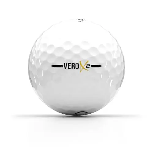 OnCore VERO X2 white tour performance golf balls in a dozen box.