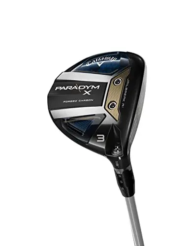 Callaway Paradym X black and silver fairway wood for ladies flex