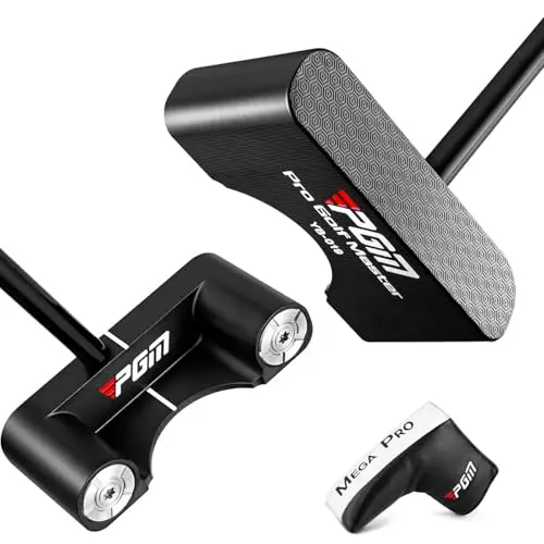 PGM weighted mallet putter with a hexagonal face and ultra-low center of gravity.