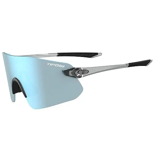 Tifosi Vogel SL rimless sport sunglasses on a runner