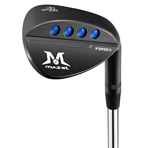 MAZEL forged black golf wedge with CNC milled grooves
