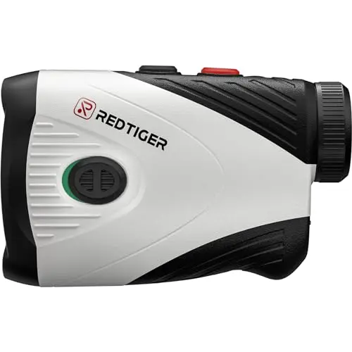 REDTIGER GolfVue Series 1 white rangefinder with magnetic clip