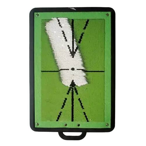 Birdie Mat Pro swing training aid mat that changes color on impact