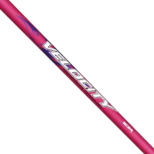 Acer Velocity pink graphite golf shaft for drivers with senior/ladies flex
