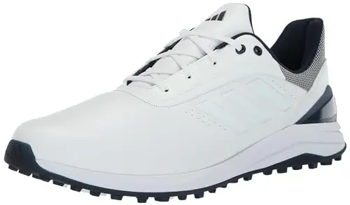 adidas Solarmotion Spikeless Lightstrike 24 Golf Shoes in white and collegiate navy