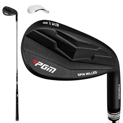PGM 72 degree black sand wedge for extreme loft