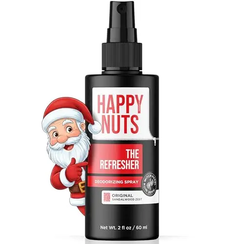 Happy Nuts The Refresher men's ball deodorant spray bottle