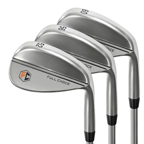 Full Choice golf sand wedge with micro-milled face