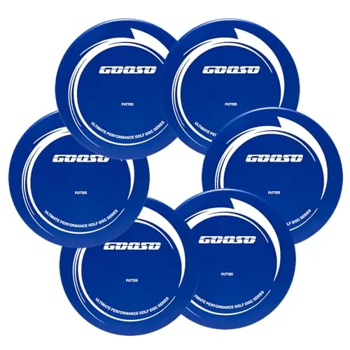 GOOSO set of 6 blank disc golf putters
