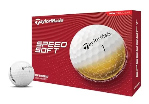 TaylorMade SpeedSoft white golf balls