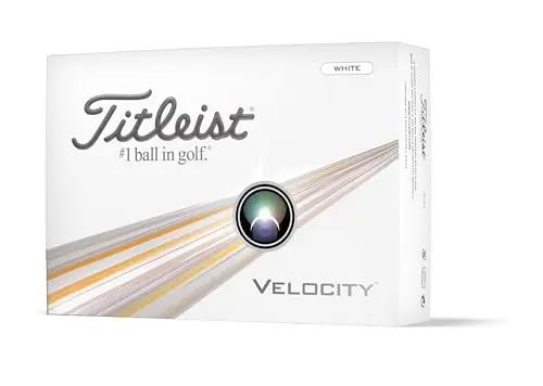 Titleist Velocity Matte Green Golf Ball in light frost