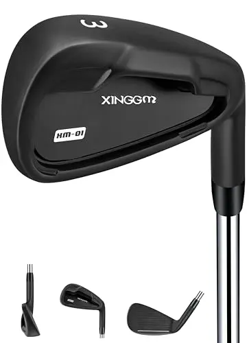 XINGGM XM-01 individual golf iron in black finish